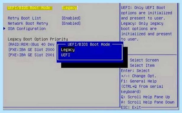 Insert boot and press any key