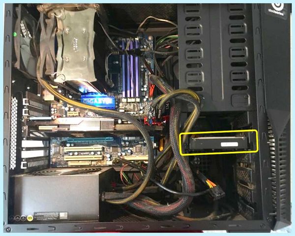 Insert boot device
