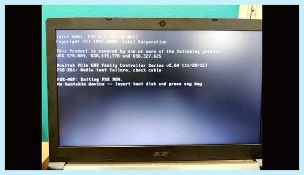 Insert boot device