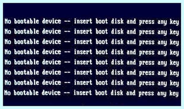 Insert boot disk and press any key (insert, boot, disk, press) Insert boot disk and press any key