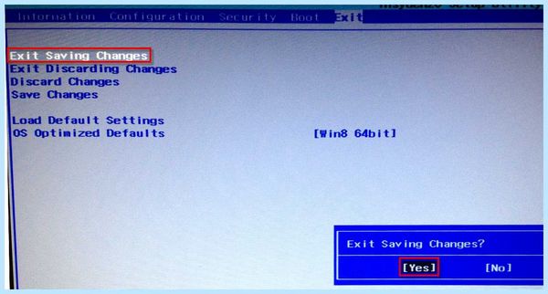 Insydeh20 setup utility как установить windows