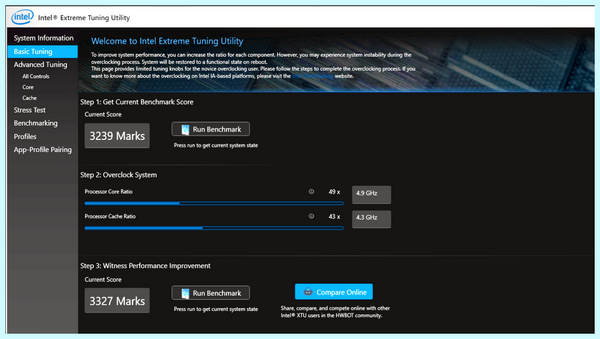 Intel extreme tuning utility что это