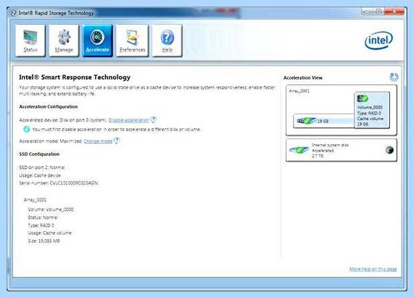 Intel ssd cache (intel, cache, Smart Response, Optane Memory, cache drive, using caching) Intel ssd cache