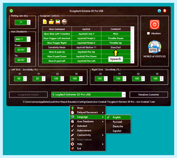 Xinput windows 10
