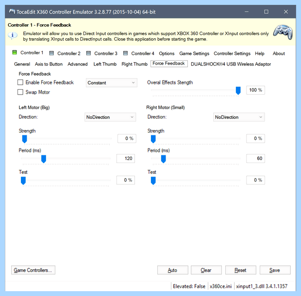 Xinput windows 10