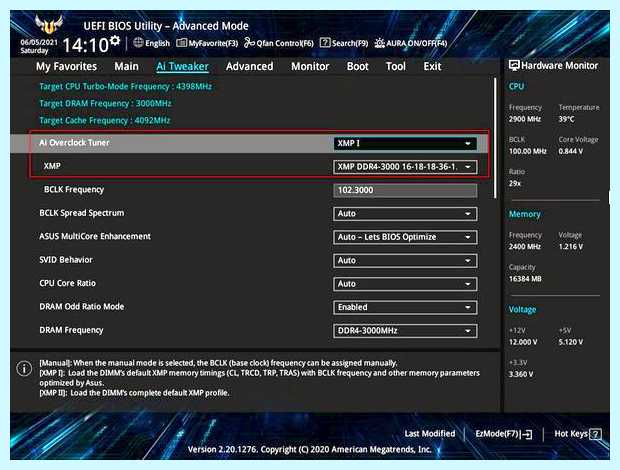 Xmp профиль ddr3
