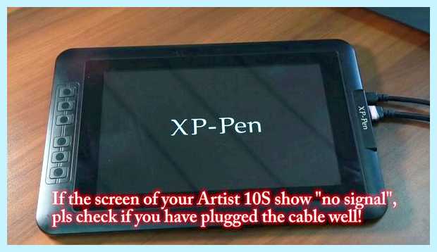 Xp pen no signal (signal, интерактивного дисплея, интерактивный дисплей, драйвер видеокарты, разъем HDMI, установлен драйвер) Xp pen no signal