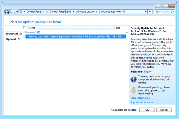 Internet explorer 11 обновить