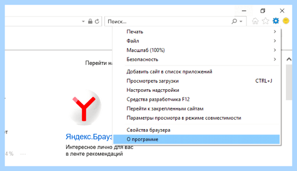 Internet explorer update