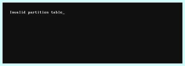 Invalid partition table (invalid, partition, table, EaseUS Partition, EaseUS Partition Master) Invalid partition table