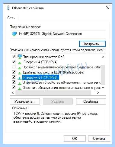 Ipv4 или ipv6 отключен