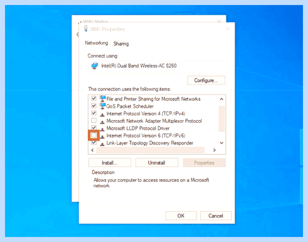 Ipv6 windows 10
