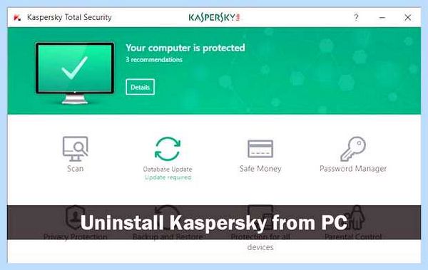 Kaspersky uninstaller tool