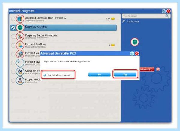 Kaspersky uninstaller tool