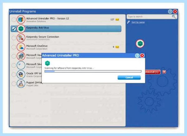 Kaspersky uninstaller tool