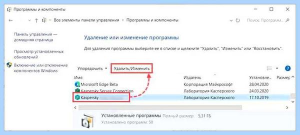 Kaspersky полное удаление утилита