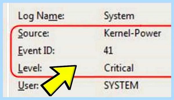 Kernel power 41 63