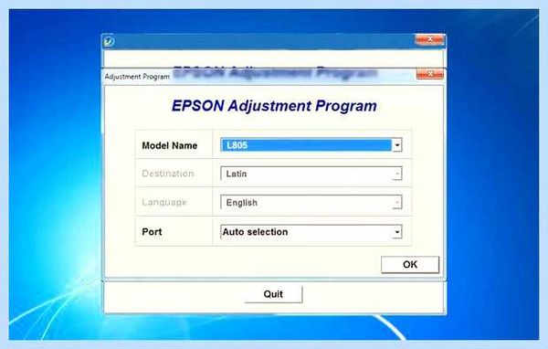 L805 adjustment program (l805, adjustment, program, Epson L805) L805 adjustment program