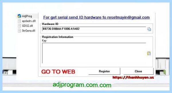 L805 adjustment program