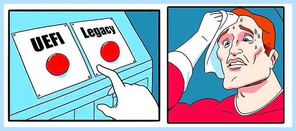Legacy в биосе что это