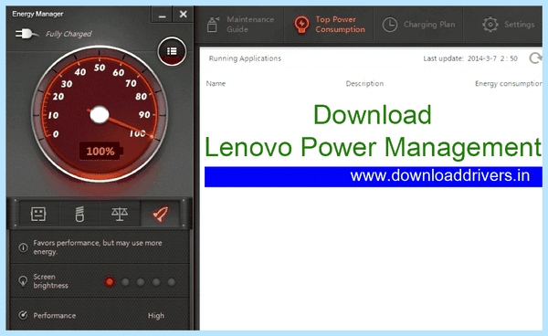 Lenovo energy management windows 7 скачать