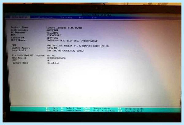 Lenovo ideapad bios (lenovo, ideapad, bios, Lenovo BIOS, входа BIOS, BIOS settings) Lenovo ideapad bios