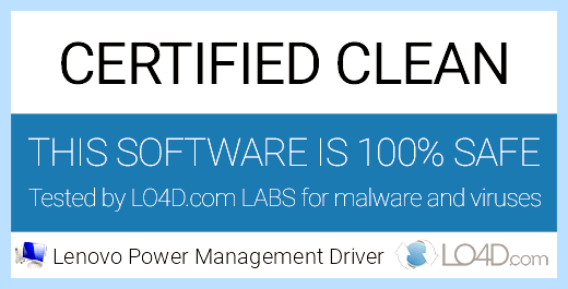 Lenovo power management driver