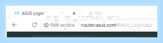 Войти на роутер asus