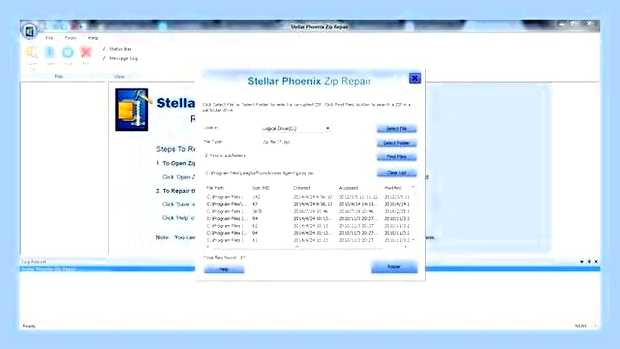 Восстановить архив zip