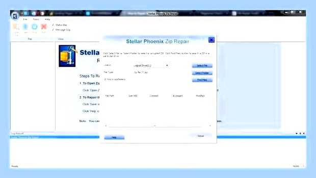 Восстановить архив zip