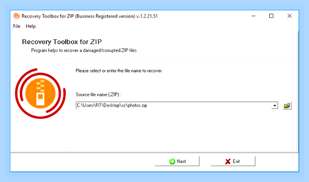Восстановление zip архива