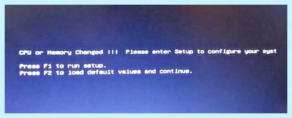 Load default values