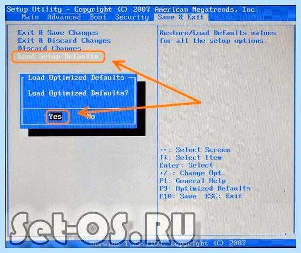 Load defaults перевод (load, defaults, перевод, материнской платы, Load Setup Defaults) Load defaults перевод