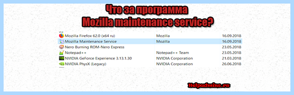 Maintenance service что это (maintenance, service, Maintenance Service, Mozilla Maintenance Service, Mozilla Maintenance) Maintenance service что это