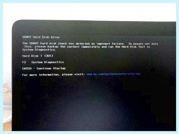 Master disk error