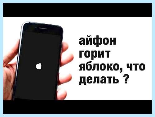Айфон 6s горит яблоко и не включается