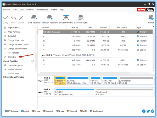 Mbr is missing (missing, hard drive, missing error, Partition Wizard) Mbr is missing