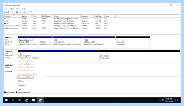 Mbr разделы невозможно установить windows 7