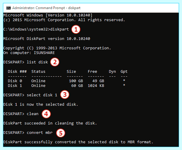 Mbr to gpt при установке windows 10