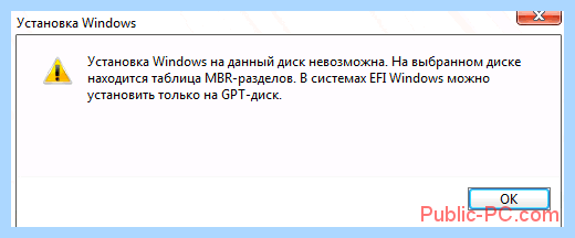 Mbr to gpt при установке windows 10
