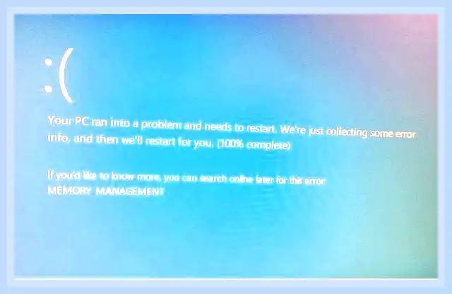 Memory management 0x0000001a windows 10