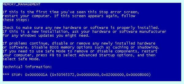 Memory management 0x0000001a windows 7 (memory, management, 0x0000001a, windows) Memory management 0x0000001a windows 7