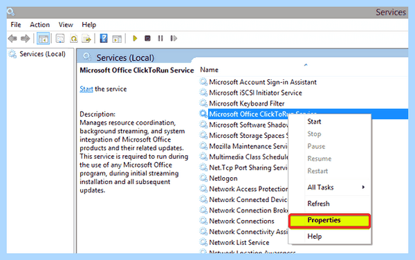 Microsoft click to run