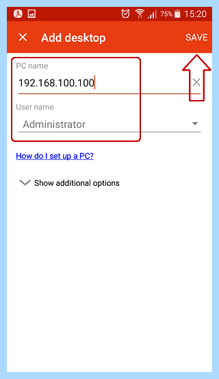Microsoft remote desktop как настроить андроид