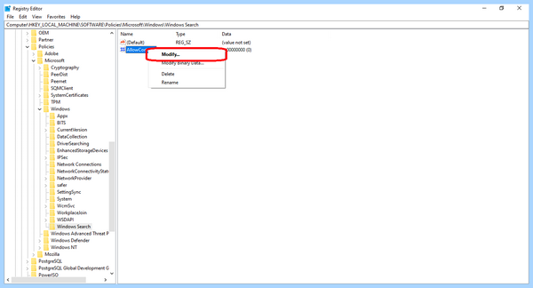 Microsoft windows cortana cw5n1h2txyewy как отключить