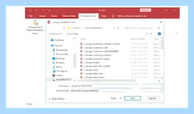 Восстановление базы access () Восстановление базы access