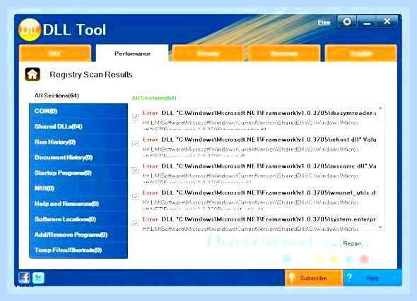 Восстановление dll файлов () Восстановление dll файлов