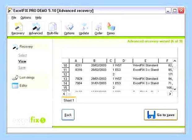 Восстановление excel файла