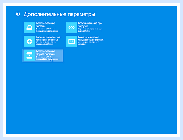 Восстановление образа системы что это