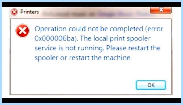 0x000006ba windows 10 появляется при 0x000006ba windows 10 появляется при